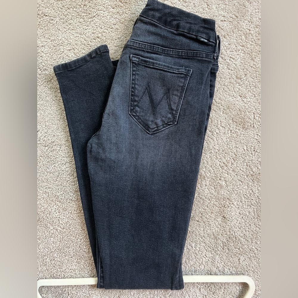 MOTHER denim - the looker washed black jeans. Size 25